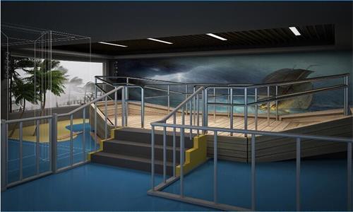 臺(tái)風(fēng)地震科普館三D效果圖 臺(tái)風(fēng)地震科普館三D效果圖