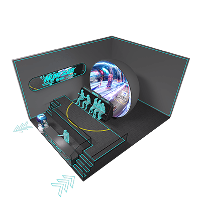 百慕大冒險、球幕飛行影院、裸眼3D軌道影院、VR體驗館、vr科普、臺風地震體驗館